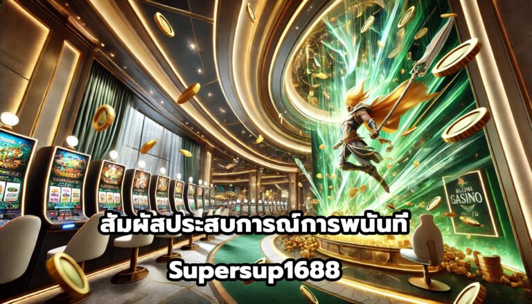 สัมผัสประสบการณ์การพนันที่ Supersup1688-12
