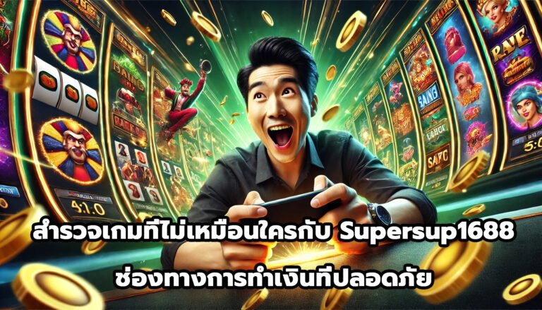 สำรวจเกมที่ไม่เหมือนใครกับ supersup1688 ช่องทางการทำเงินที่ปลอดภัย-1